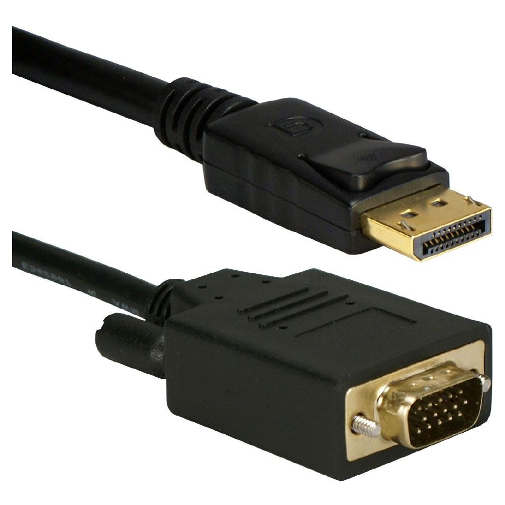 CABO DISPLAYPORT (MACHO) X VGA (MACHO) D-DV01 1.8M - GRASEP