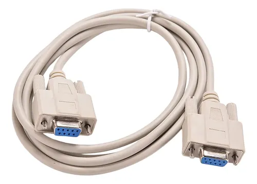 CABO MODEM NULO DB9 FEMEA X FEMEA SERIAL RS232 9 PINOS 1.3M LOTUS