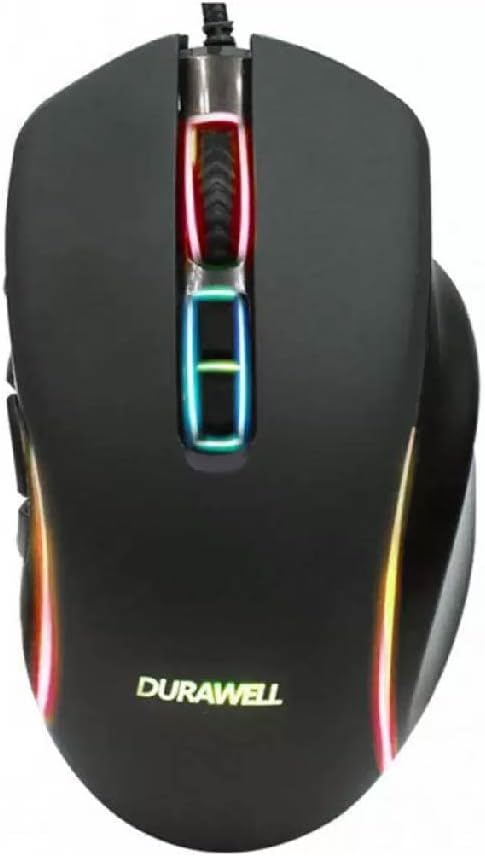 MOUSE GAMER OPTICO RGB USB 2.0 FIO 1.8M 3200DPI 10 BOTOES DURAWELL DW-270