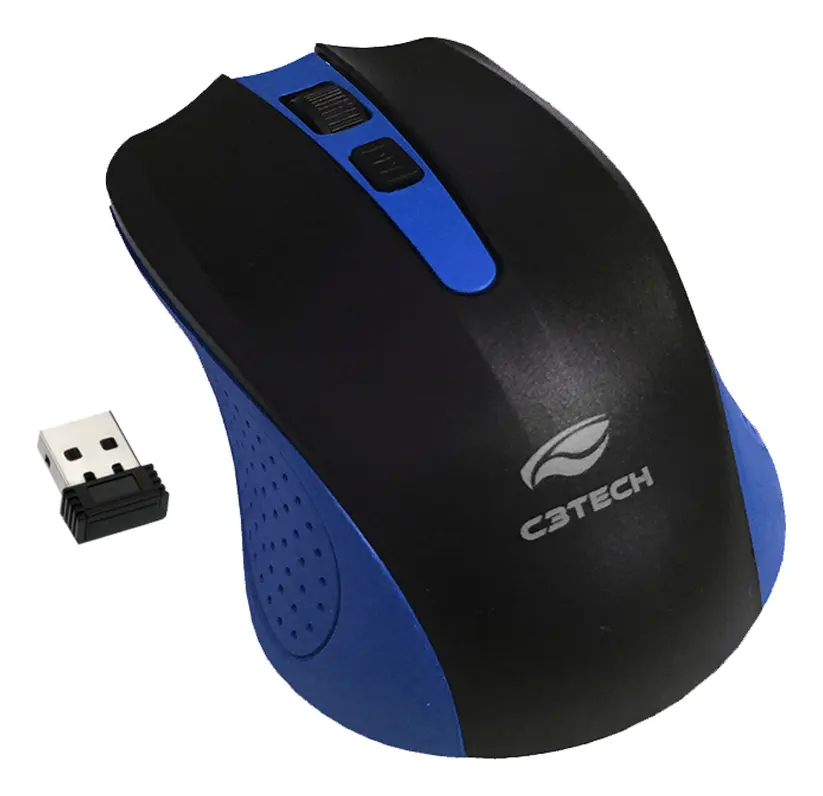 MOUSE WIRELESS M-W20BL AZUL C3 TECH