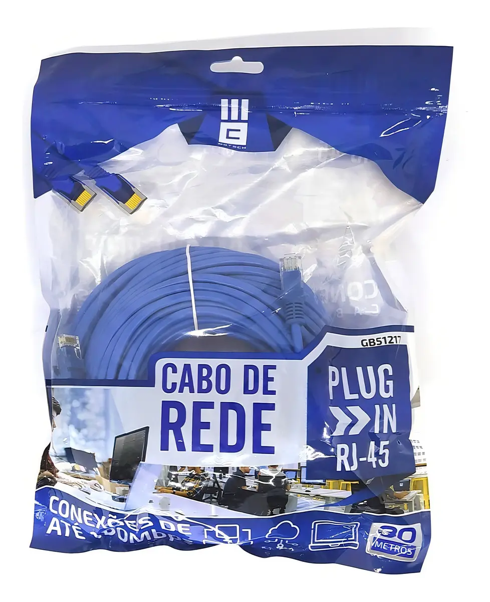 CABO DE REDE CAT5 30M MBTECH GB51217