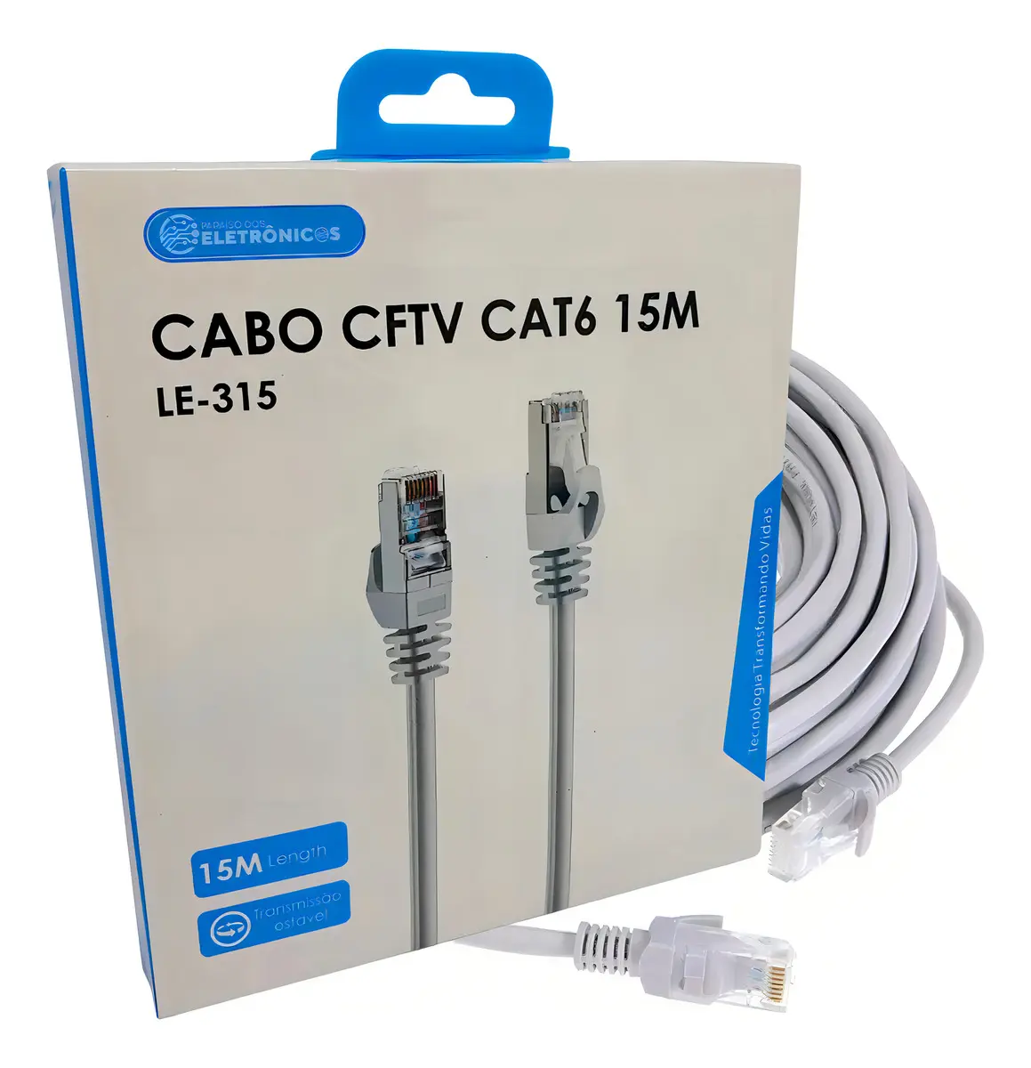 CABO DE REDE CAT6 15M LE-315 IT-BLUE