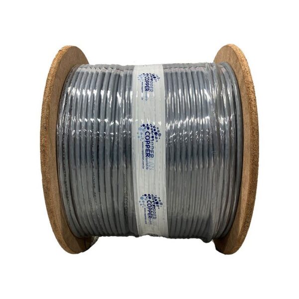 CABO DE REDE LAN CAT.6 F/UTP 4PX23 AWG CINZA COPPERLAN