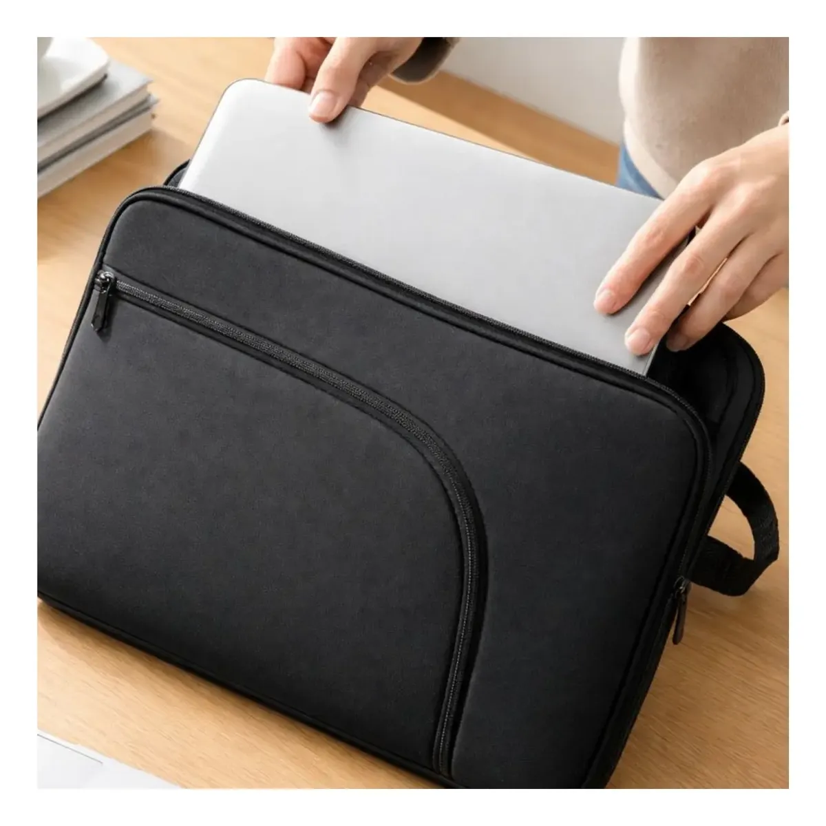 CAPA CASE MALETA NOTEBOOK NEOPRENE ATE 15.6" C/BOLSO COMPACTO