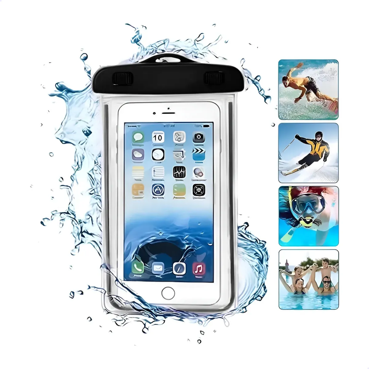 CAPA PROT.CELULAR A PROVA AGUA LE-3701 IT-BLUE