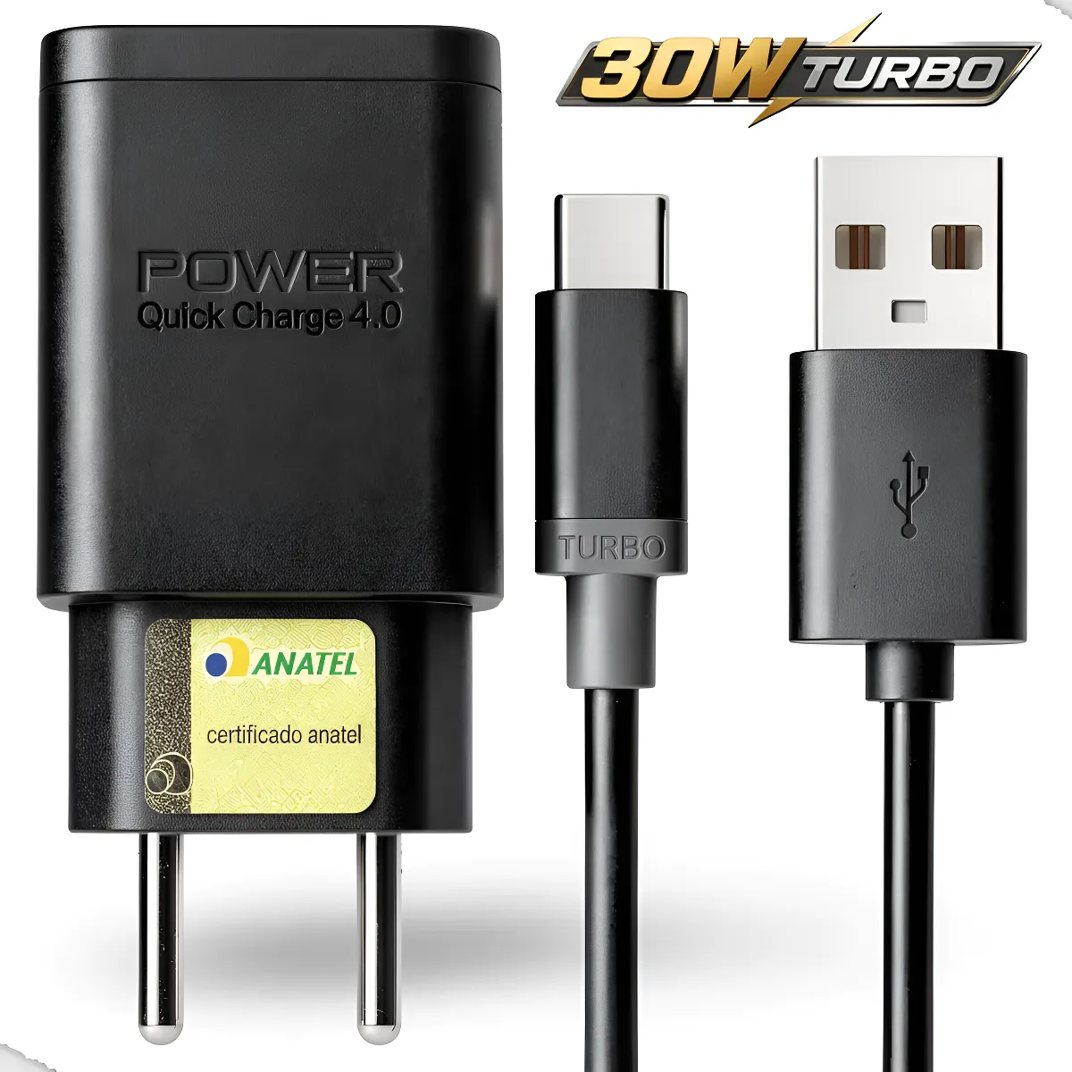 CARREGADOR DE CELULAR LEHMOX TURBO V8 30W 4.0A LE-343
