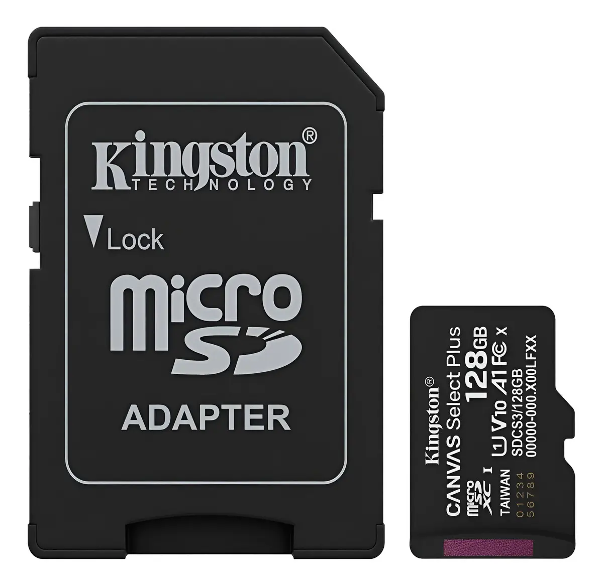 CARTÃO DE MEMÓRIA 128GB CLASS10 SDCS2/128GB 100MBS KINGSTON
