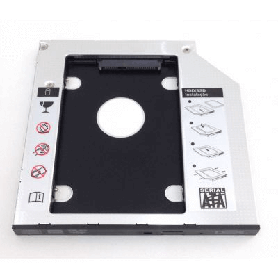 CASE GAVETA ADAPTADOR CADDY HD DRIVE 9,5MM AD-1095 DEX