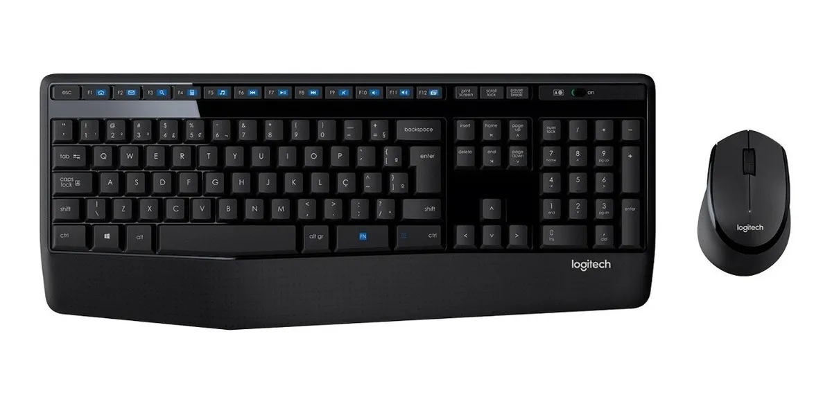 COMBO TECLADO E MOUSE S/ FIO WIRELESS MK345 LOGITECH
