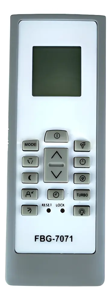 CONTROLE REMOTO AR CONDICIONADO ELECTROLUX SKY-7071 FBG-7071