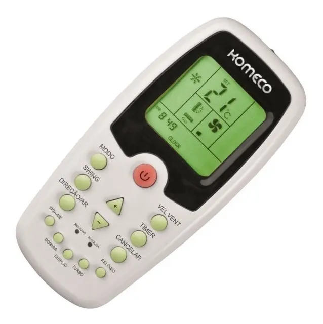 CONTROLE REMOTO AR CONDICIONADO KOMECO FBG-8020 / LE-7436 LELONG