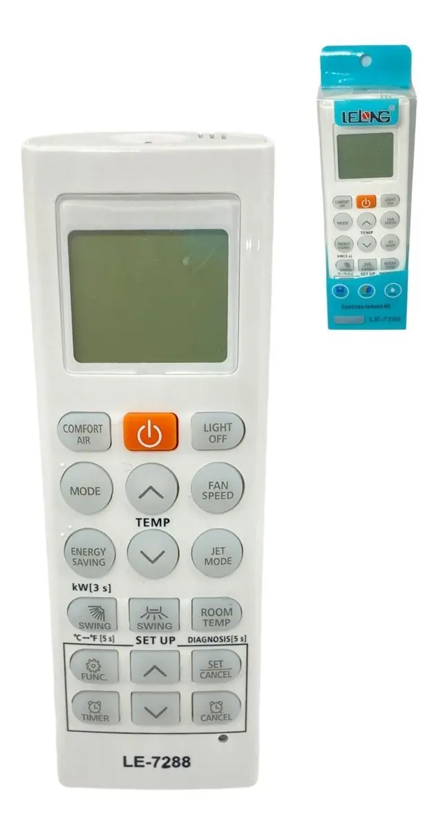 CONTROLE REMOTO AR CONDICIONADO LG LE-7288 LELONG
