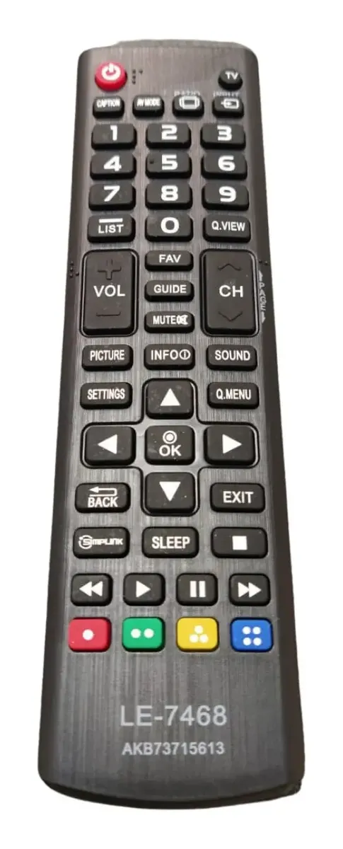 CONTROLE REMOTO TV LCD LG LE-7468 VC-A8057