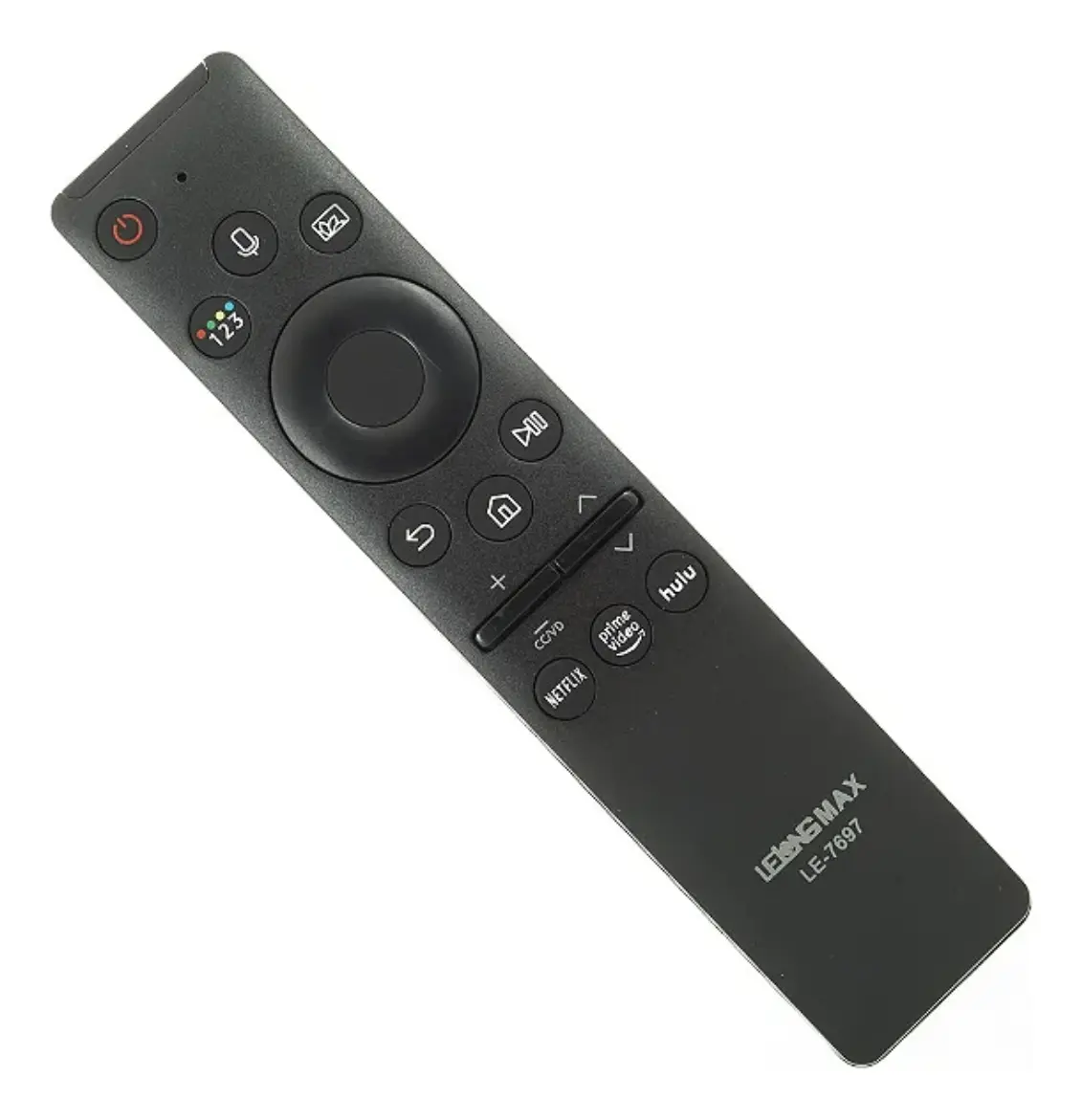 CONTROLE REMOTO TV SAMSUNG SMART COM COMANDO DE VOZ NETFLIX/PRIME VIDEO LE-7697