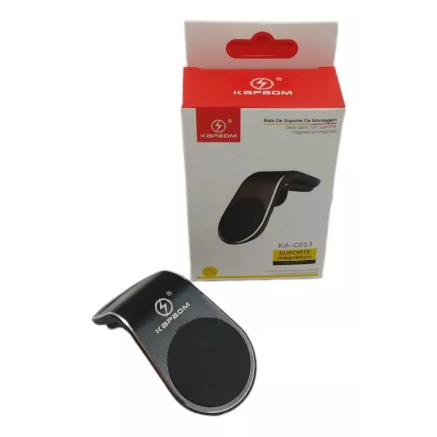 SUPORTE CELULAR VEICULAR MAGNETICO (SAIDA DE AR) KA-C013 KAPBOM