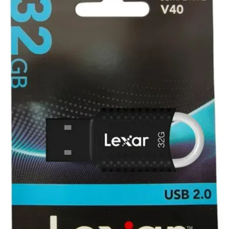 PENDRIVE 32GB JUMPDRIVE V40 USB 2.0(LJDV40-32GAB) LEXAR