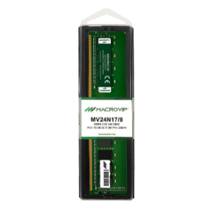 MEMORIA RAM PC 8GB DDR4 2400MHZ MV24N17/8 PC4-19200 CL17 288PIN UDIMM MACROVIP