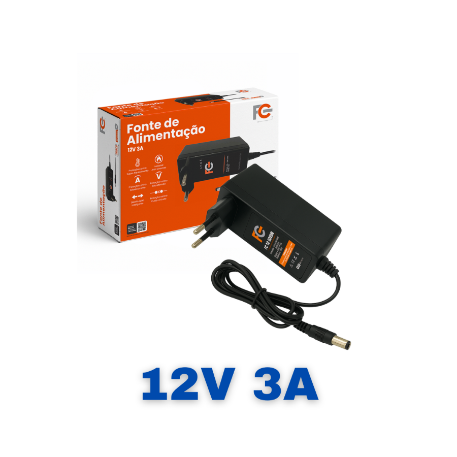FONTE DE ALIMENTACAO P4 12V 3A FC1203EDN FC