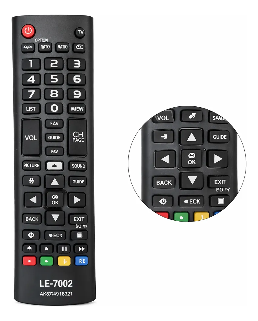 CONTROLE REMOTO TV SMART TV LG - RBR-7002