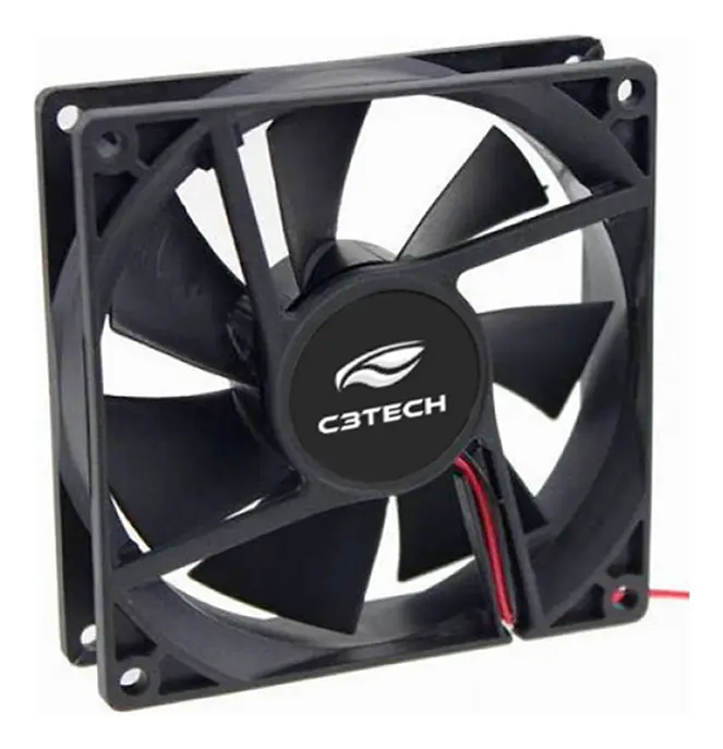 COOLER GABINETE 8CM F7-50BK OEM C3 TECH