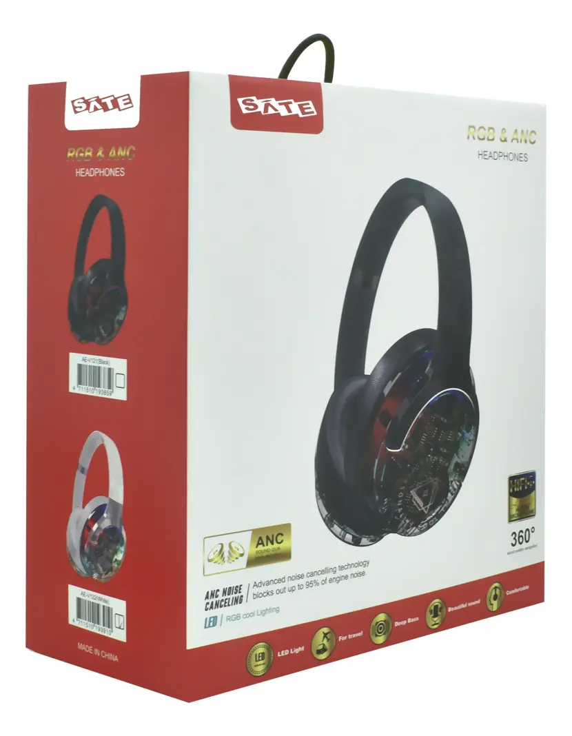 FONE DE OUVIDO HEADSET BLUETOOTH OVER-EAR AE-V111 SATELLITE