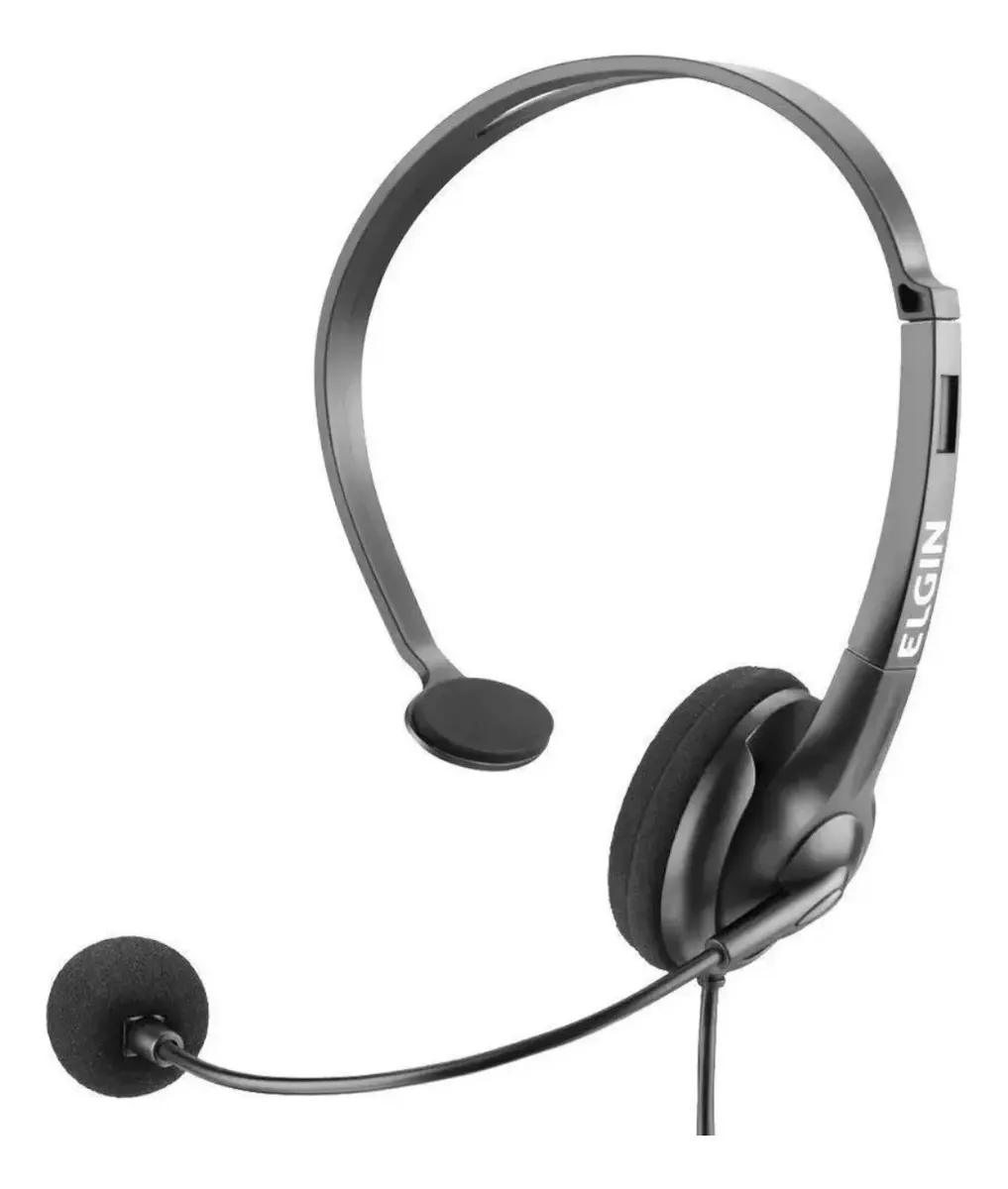 FONE DE OUVIDO HEADSET CONECTOR RJ09 1.2M ELGIN F02-1NSRJ