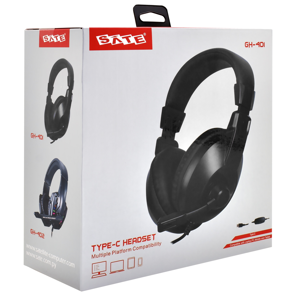 FONE DE OUVIDO HEADSET TYPE C TIPO C GH-401 SATELLITE