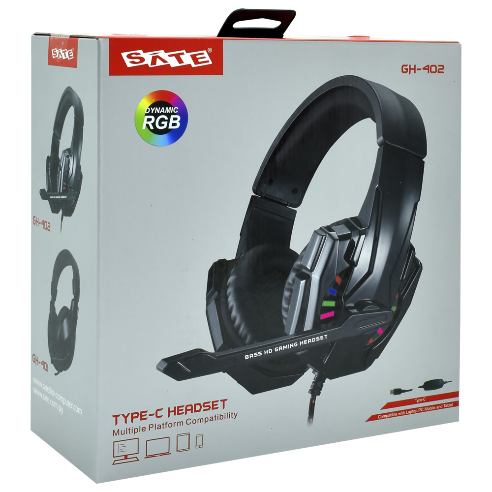 FONE DE OUVIDO HEADSET TYPE C TIPO C GH-402 SATELLITE