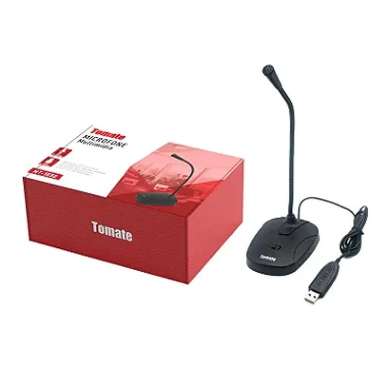 MICROFONE USB DESKTOP COM BASE MT-1050 TOMATE