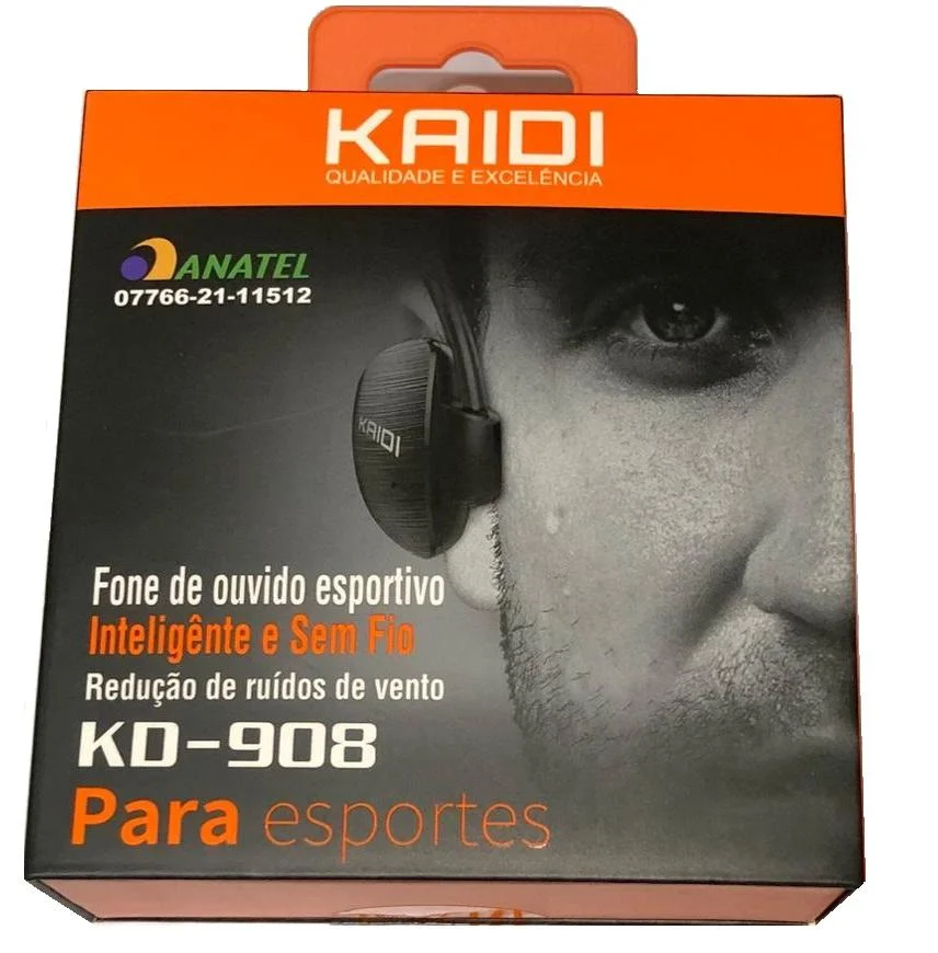 FONE DE OUVIDO SEM FIO BLUETOOTH KD-908 KAIDI