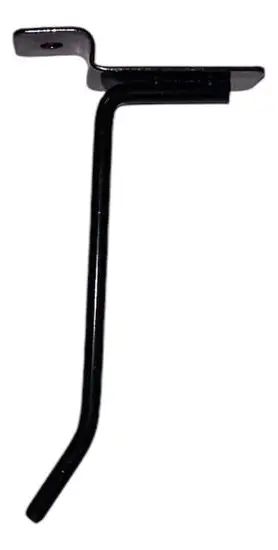 GANCHO METAL P/ PAINEL 4,5MM 10CM PRETO