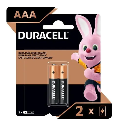 PILHA ALCALINA AAA 1,5V MN2400B8 DURACELL AVULSA