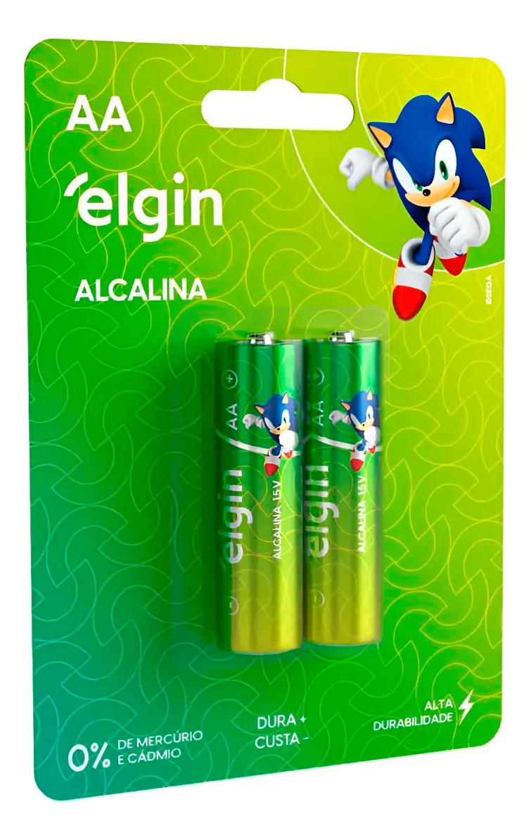 PILHA ALCALINA AA LR6 1.5V EMB C/2 82347 ELGIN