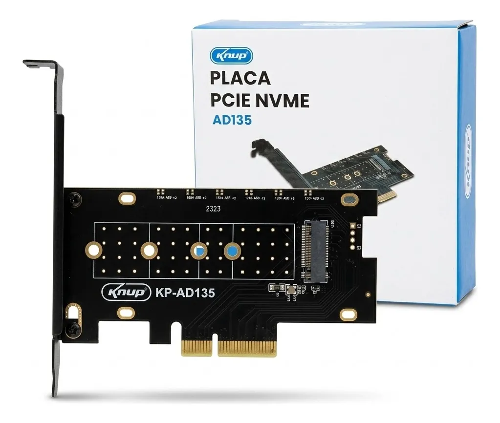 PLACA DE EXPANSAO PCI-E 3.0 PARA NVME KP-AD135