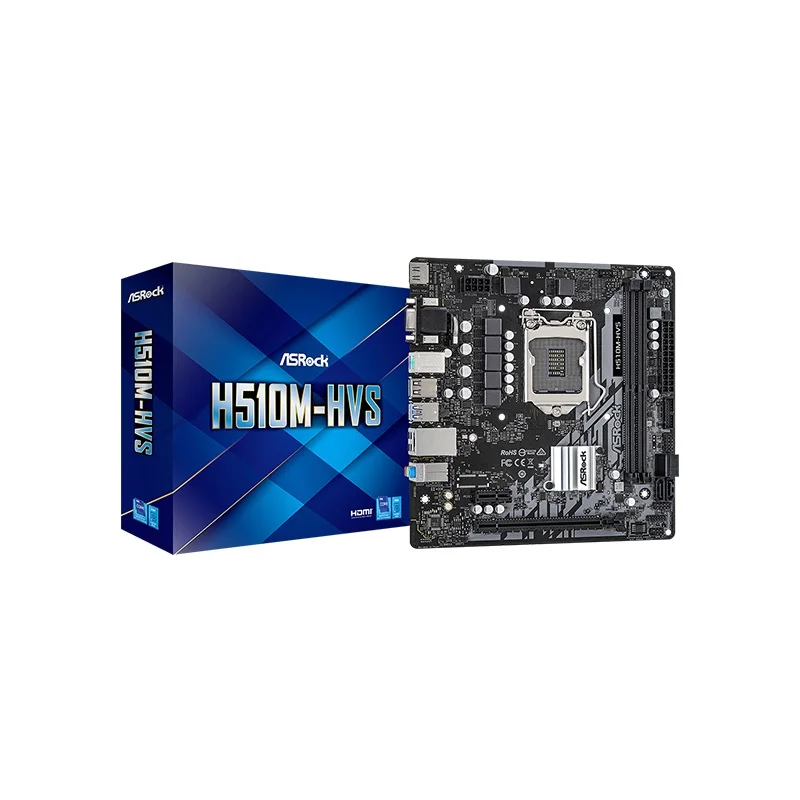 PLACA MAE H510M-HVS R2.0 DDR4 MATX LGA1200 11A/10A GEN - ASROCK
