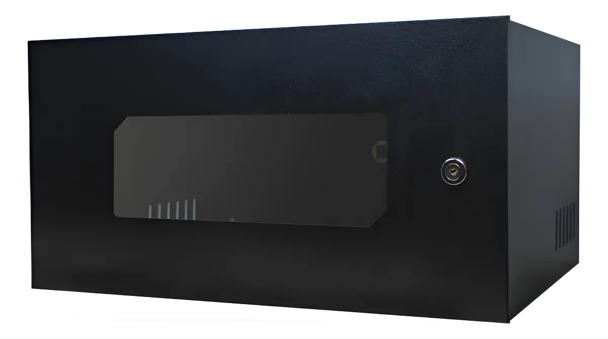 RACK PADRAO PAREDE 19" COM VISOR 5U X 350 GFORCE