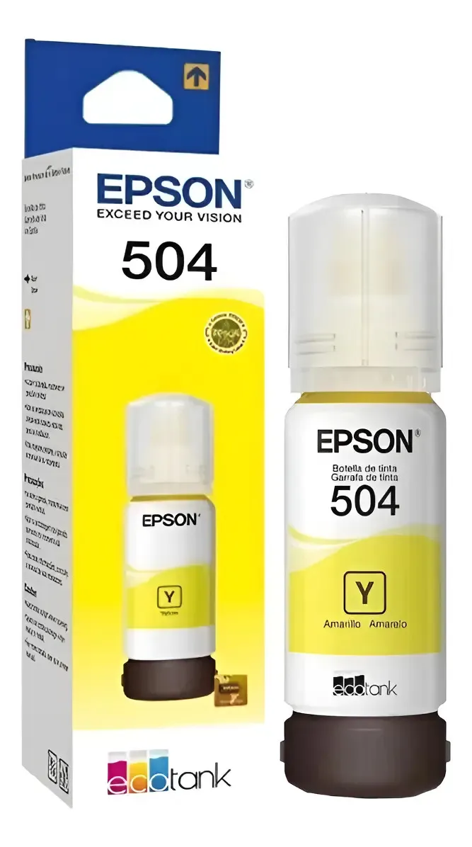 REFIL DE TINTA T5044 AMARELO 70.0 ML EPSON