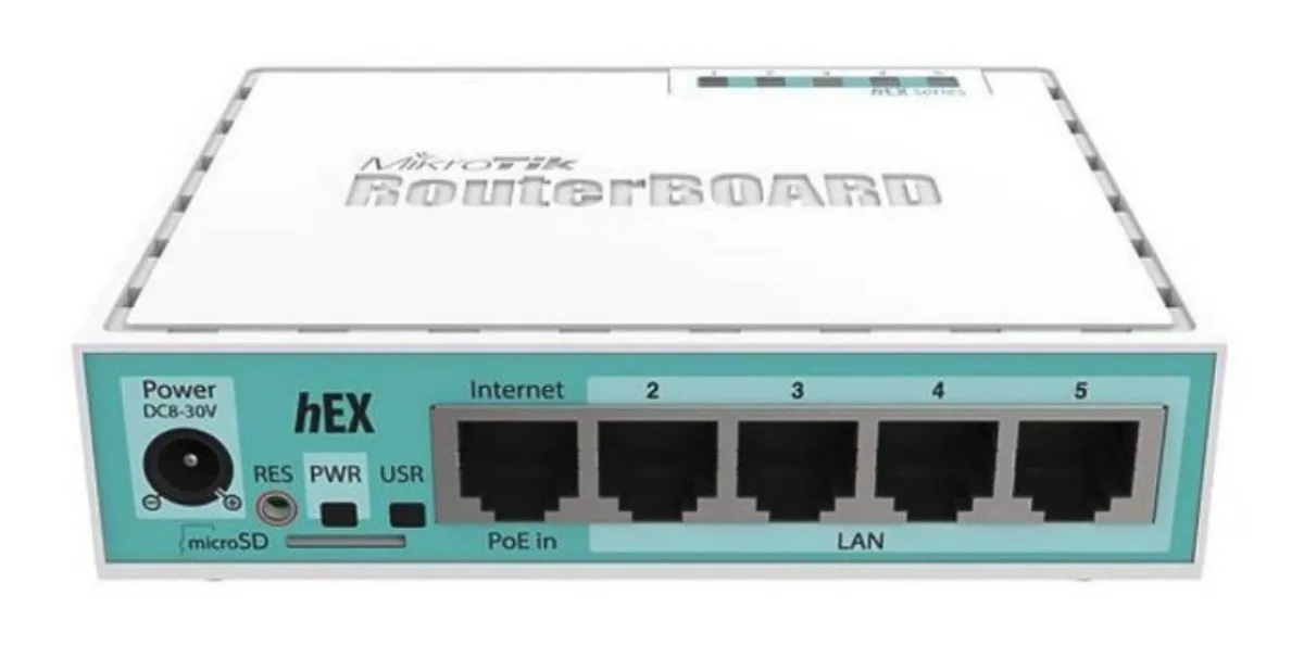 ROTEADOR DE BORDA MIKROTIK RB-750GR3 HEX SERIES 880MHZ
