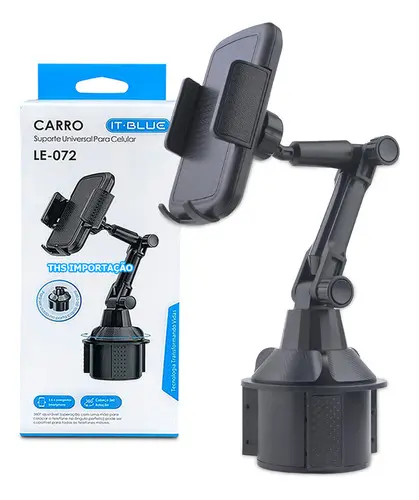 SUPORTE DE CELULAR VEICULAR PORTA COPOS IT-BLUE LE-072