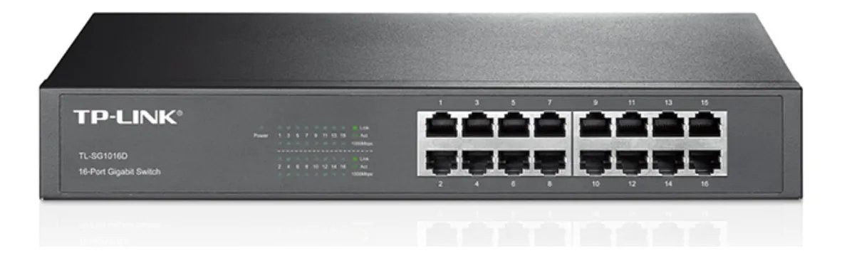 SWITCH 16 PORTAS GIGABIT TL-SG1016D TP-LINK