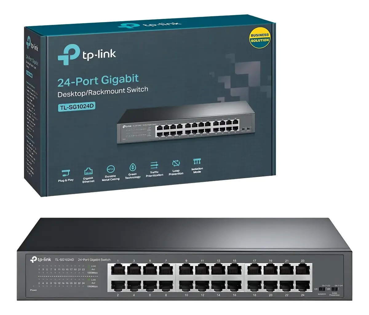 SWITCH 24 PORTAS GIGABIT TL-SG1024D TP-LINK