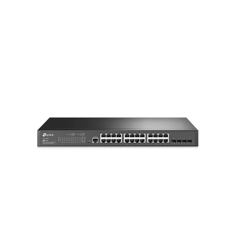 SWITCH GERENCIAVEL L2+ 24 PORTAS GIGABIT+ 04 SLOTS SFP TL-SG3428 TP-LINK