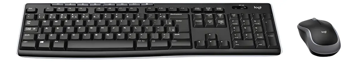 TECLADO E MOUSE WIRELESS MK270 PRETO LOGITECH