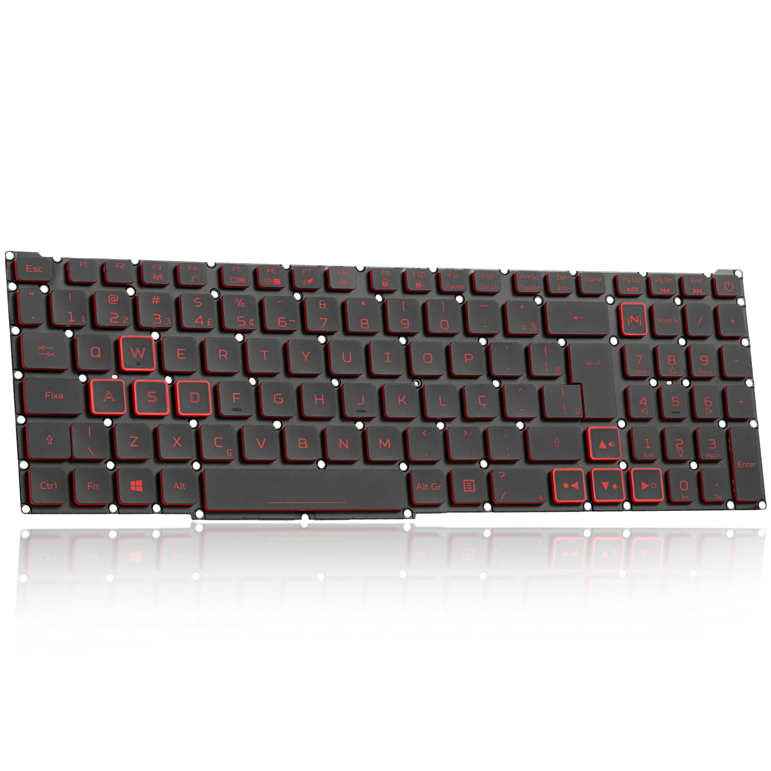 TECLADO NOTEBOOK ACER NITRO 5 AN515-43 NKI15130RC - DESIGNADO PARA ACER PREDATOR HELIOS 300 NR SERIE: 2487755 /